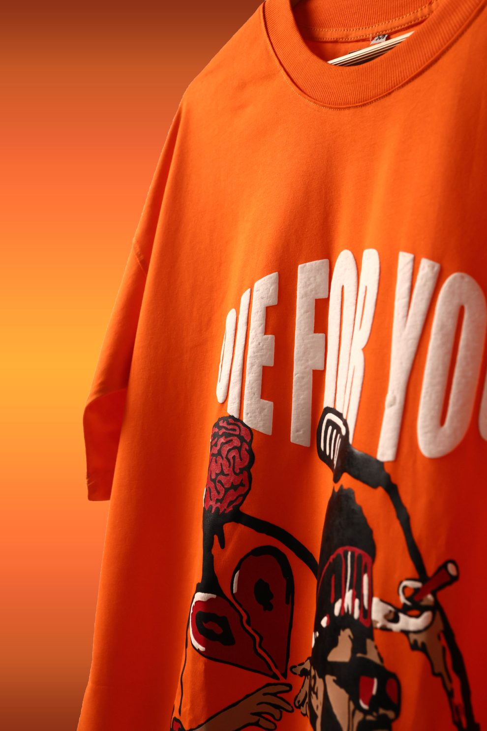 Die For You tee – Orange